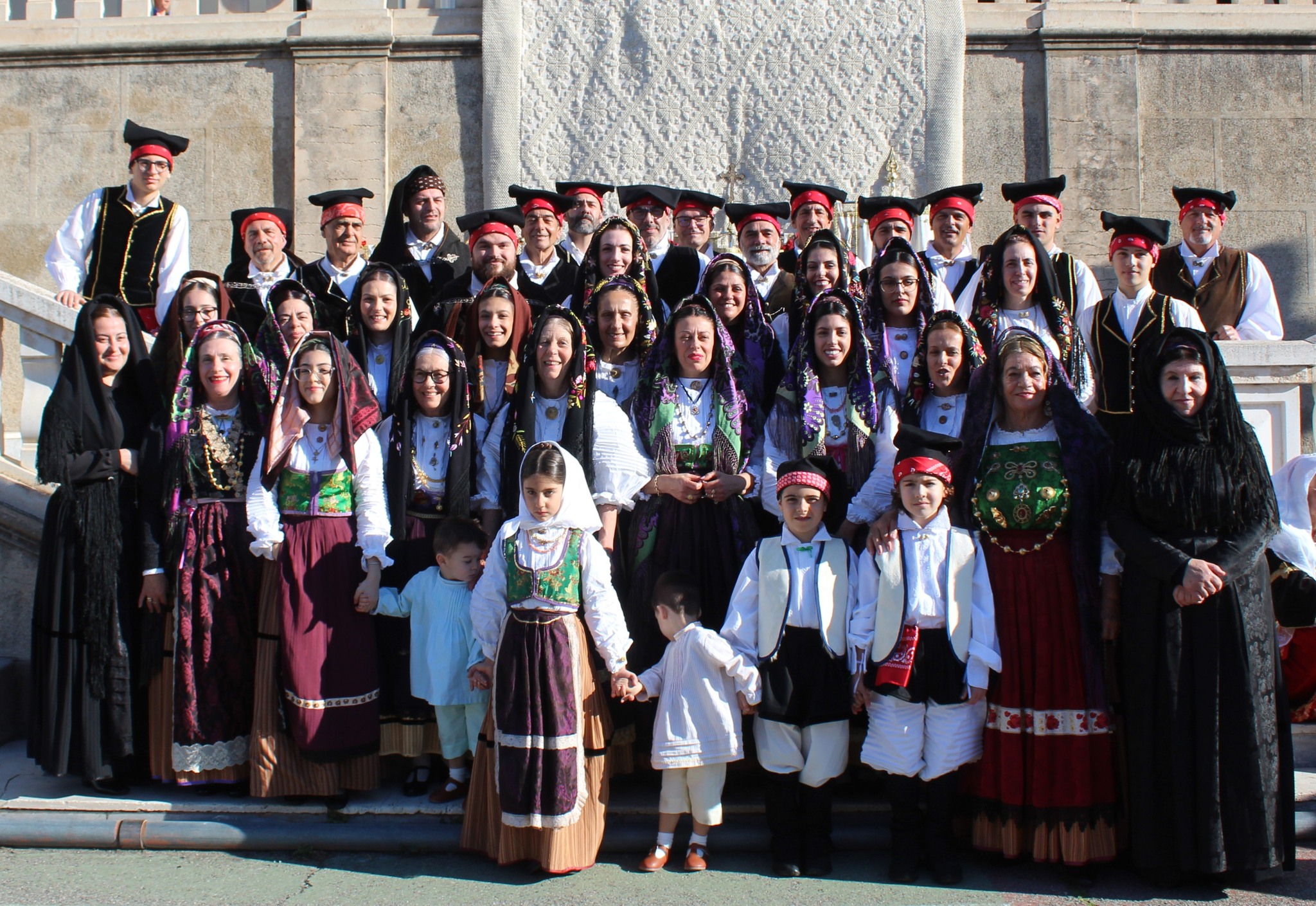I danzatori del Gruppo Folk San Biagio